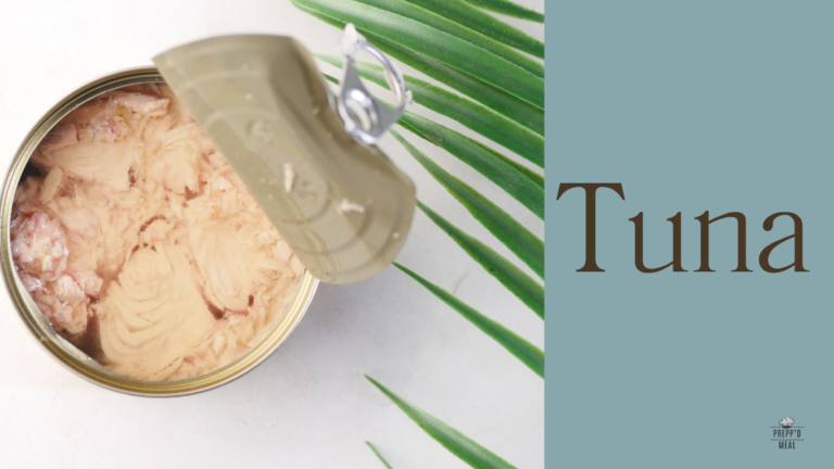 Tuna high protein snack