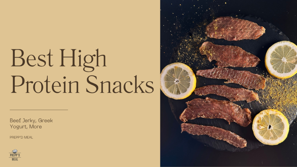 Best high protein snacks